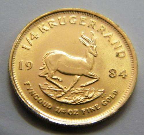 1/ 4 Kruger Rand 1984 - 8.4 gram - as per scan