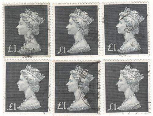 Lot of Higher Value British Stamps - as per photo