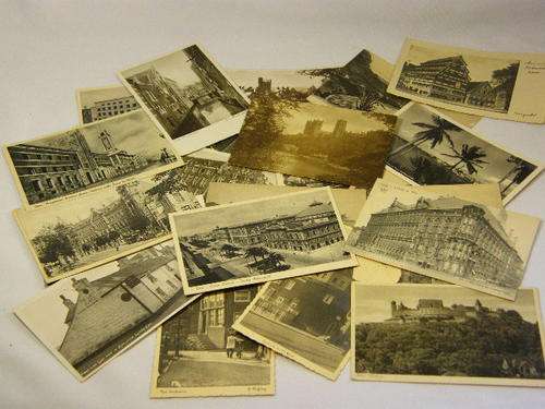 Lot of 25 mostly unused vintage and antique postcards - as per photo