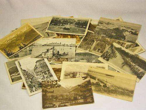 Lot of 25 mostly unused vintage and antique postcards - as per photo