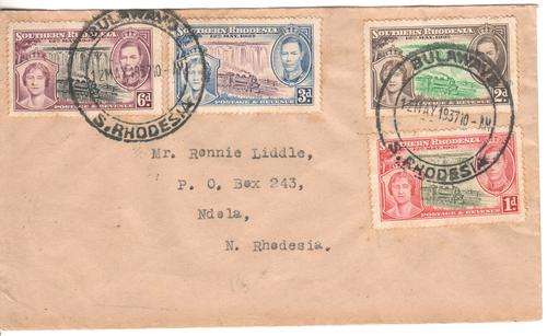 SACC 38-41 on FDC of 12 May 1937 - as per photo