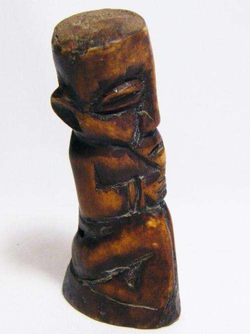 Antique African art carving from giraffe bone - as per photo