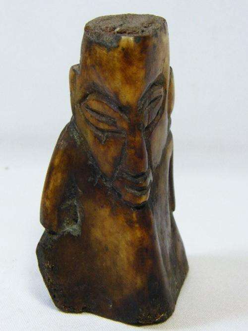 Antique African art carving from giraffe bone - as per photo