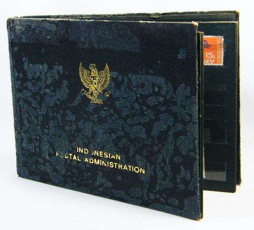 Lot of 89 indonesia mint stamps in book - as per photo