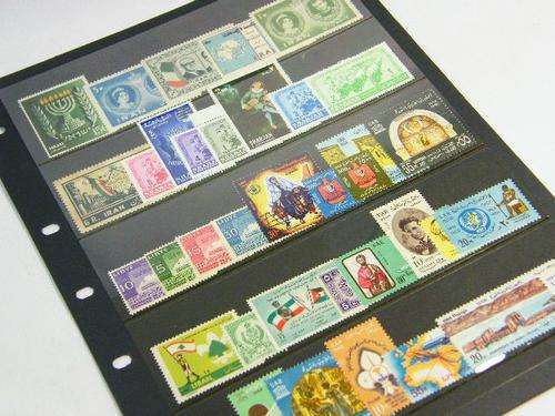 Collection of 37 stamps from Gulf States and Egypt - as per photo