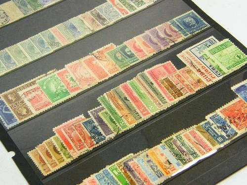 Collection of 106 stamps from Cuba - as per photo