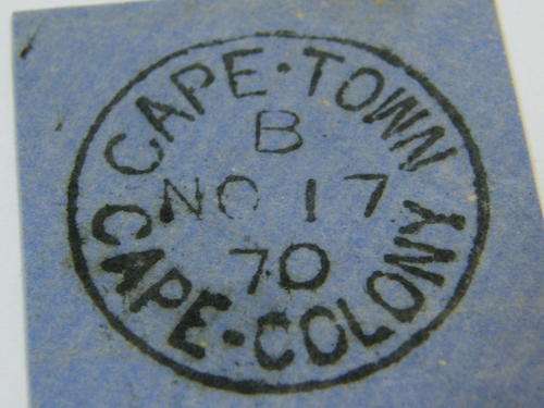 Cape Colony 1870 Postmark - very clear - 17 November 1870 - SCARCE - as per photo