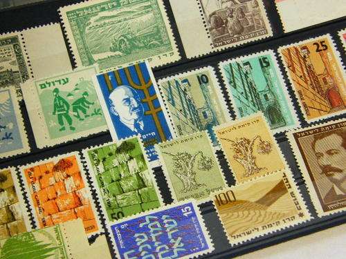 Lot of 21 fundraising / cinderella stamps - unusual - Israel - as per photo