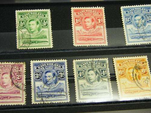 Basutoland - SACC 18-25 - used stamps - as per photo