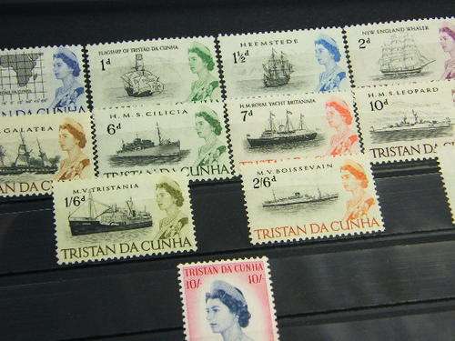 Tristan da Cunha mint stamps - lot of 14 stamps SG 31-44 - book value of R900 - as per photo