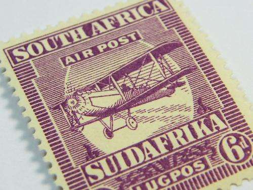 South Africa 6d Airmail mint stamp - SACC 27 - as per photo