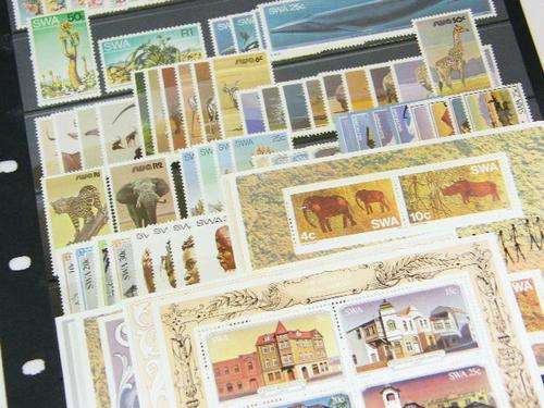 South West Africa mint stamp - lot of over 80 stamps - high catalogue value - as per photo