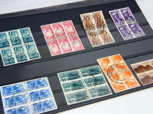 South Africa 2x complete sets of used stamps - SACC 95-102 - as per photo