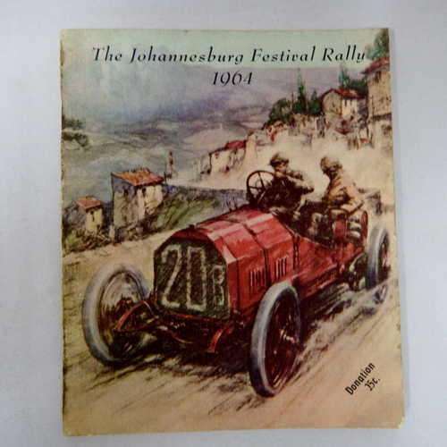 The Johannesburg Festival Rally 1964 souvenir programme