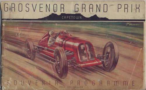 Grosvenor Grand Prix Cape Town Souvenir Programme 1937