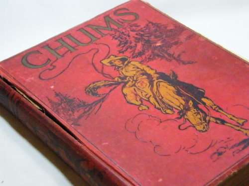 Chums 1916 annual hardcover book - some cover damage - as per photo