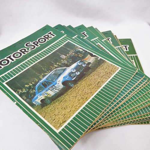 Full set of 1974 Motor Sport magazines