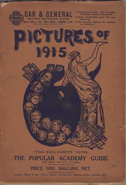 Pall Mall Pictures of 1915 magazine - Some loose pages