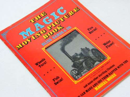 The Magic moving picture book by Bliss, Sands and Co with 3D glasses - as per photo