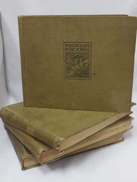 Handicraft in the School - 4 Volumes - Volume 2 is marked Volume 3
