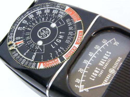 General Electric vintage exposure meter - 8DW58Y4