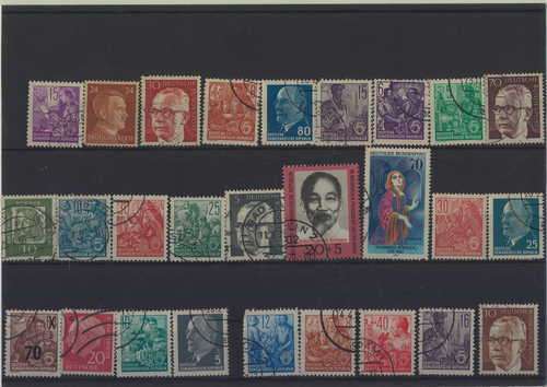 Lot of 27 German themed stamps