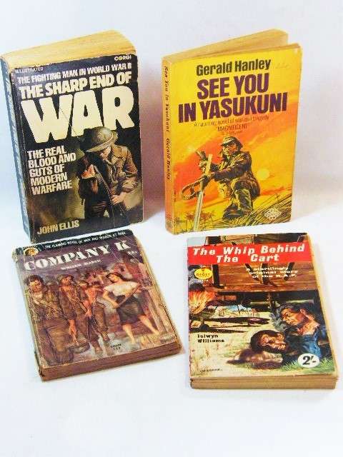 Lot of 4 War themed story books - some pages loose