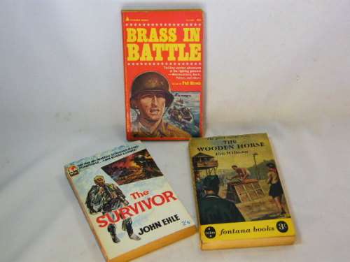 Lot of 3 non-fiction war story books