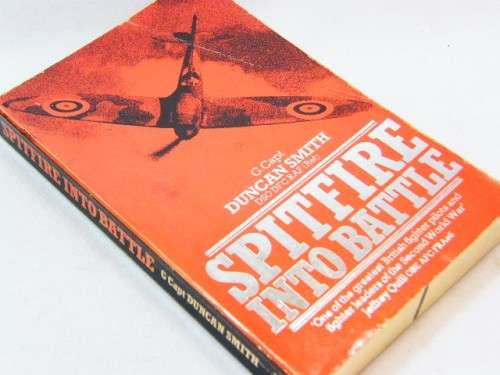 Spitfire into battle by Duncan Smith