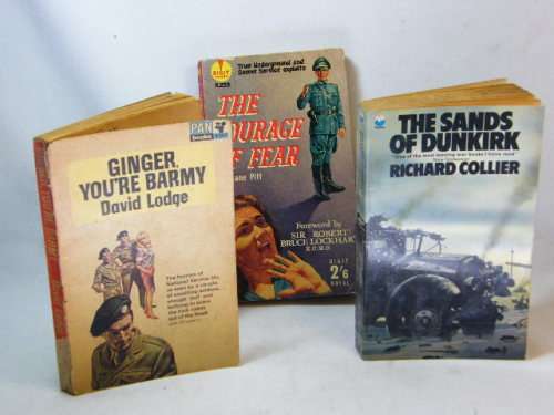 Lot of 3 non fiction war story books
