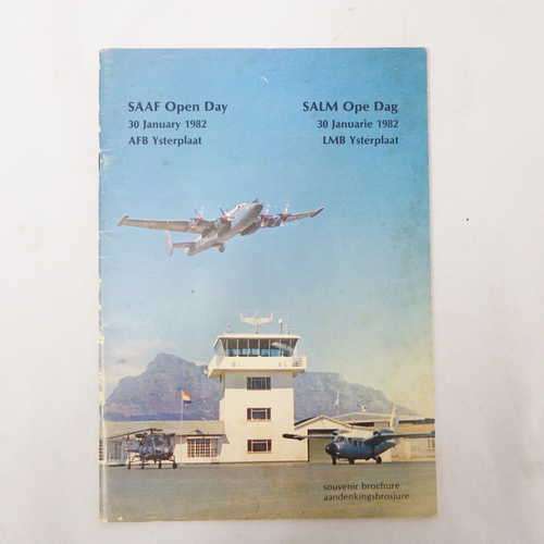 SAAF Open  Day 30 January 1982 AFB Ysterplaat souvenir brochure