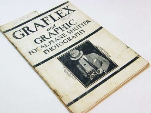 Graflex and graphic focal plane shutter photography - 1931