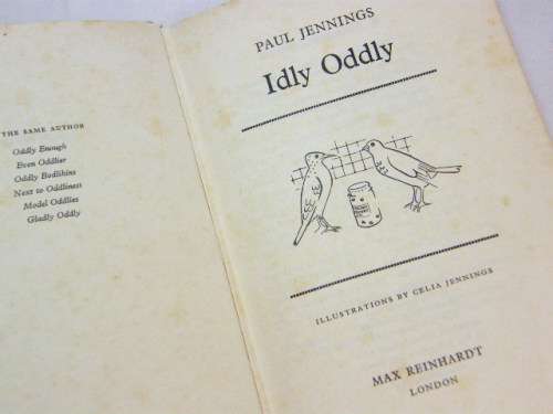 idly Oddly by Paul Jennings - no jacket