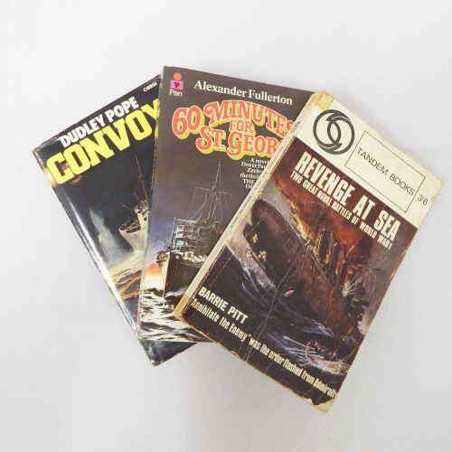 Lot of 3 boat themed war books