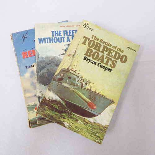 Lot of 3 boat themed war books