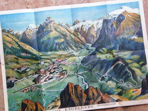 Map of Engelberg Switzerland