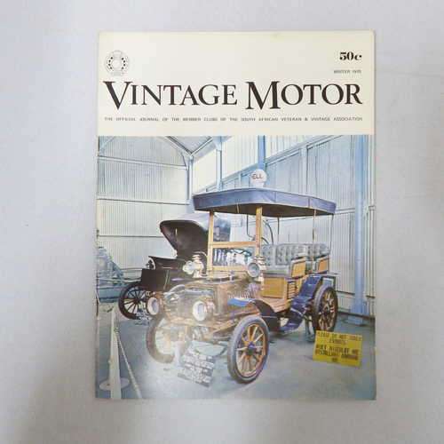 Vintage Motor journal - Winter 1970