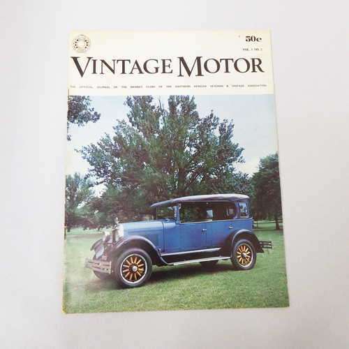 Vintage Motor magazine Volume 3, No.2