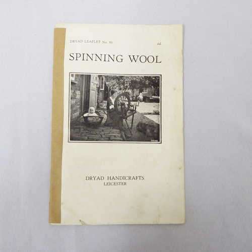 Dryad leaflet no.83, Spinning wool