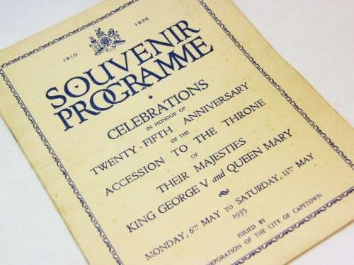 1935 Souvenir Programme for 25th anniversary for King George V
