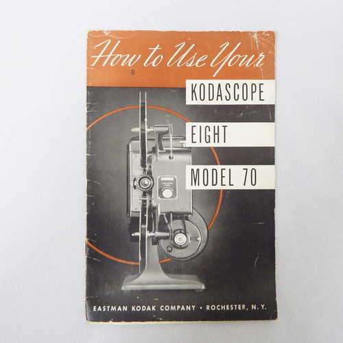 How to use your Kodascope Eight Eight Model 70 instruction manual