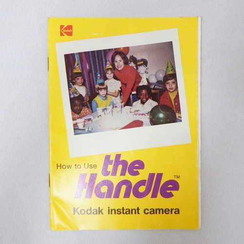 How to use the Handle - Kodak Instant camera instruction manual