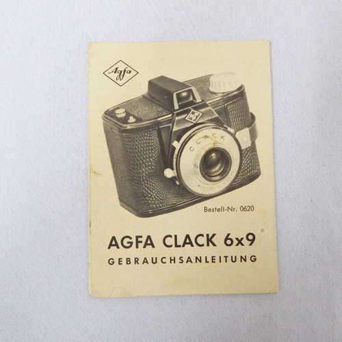 AGFA Clack 6x9 Gebrauchsanleitung instruction manual