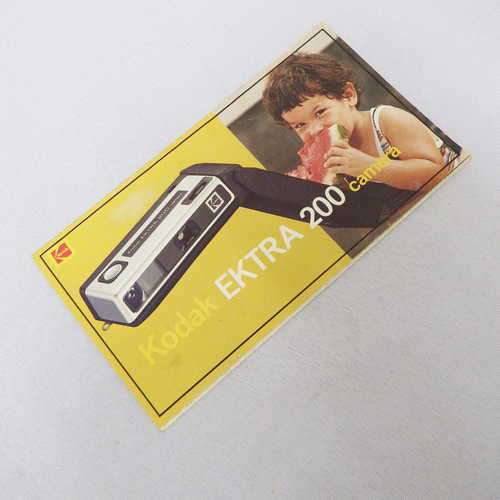 Kodak Ektra 200 camera instruction manual