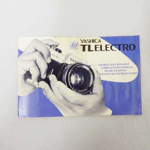 Yashica TL electro instruction manual - water damaged