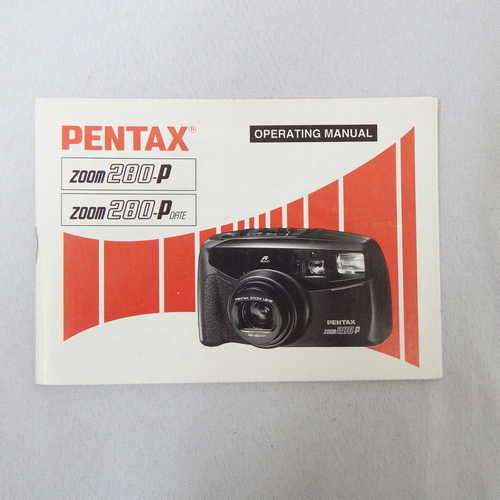 Pentax Zoom 280-P / Zoom 280-P date operating manual