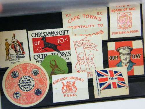 Lot of 10 WW1 war stamps for fundraising - hard to get