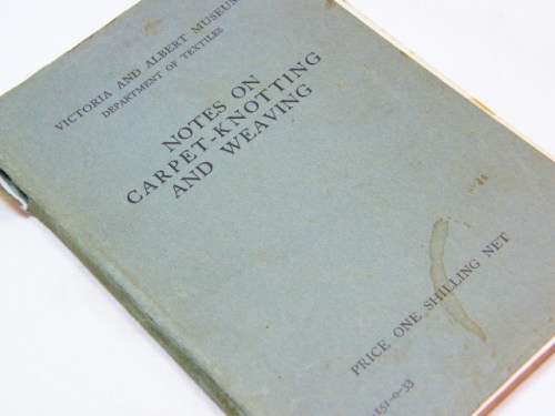 Notes on carpet knotting and weaving by C.E.C Tattersall
