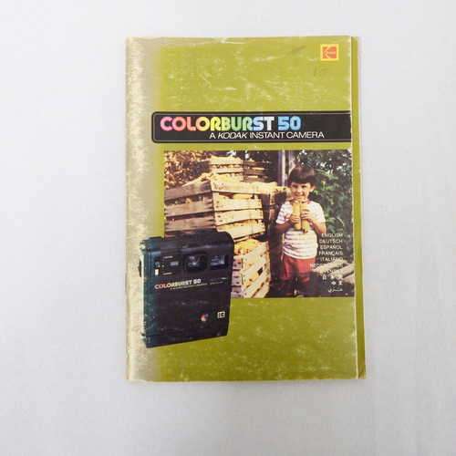 Colourburst 50, a Kodak instant camera instruction manual