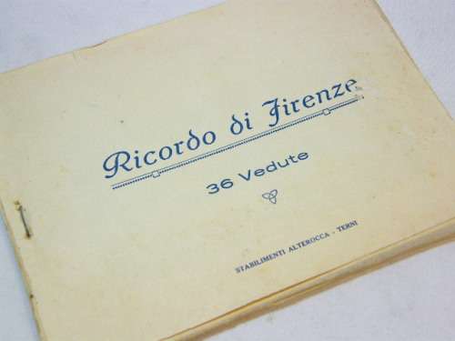 Memory of Florence - 36 views booklet
